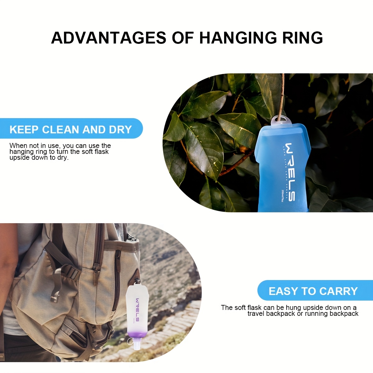 WRELS Folding Collapsible Soft - đánh giá và giá Water Bag Collapsible