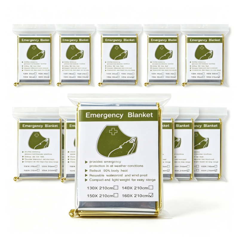 10 Pack Gold Reflective Emerge - đánh giá và giá Survival Blanket Reflective