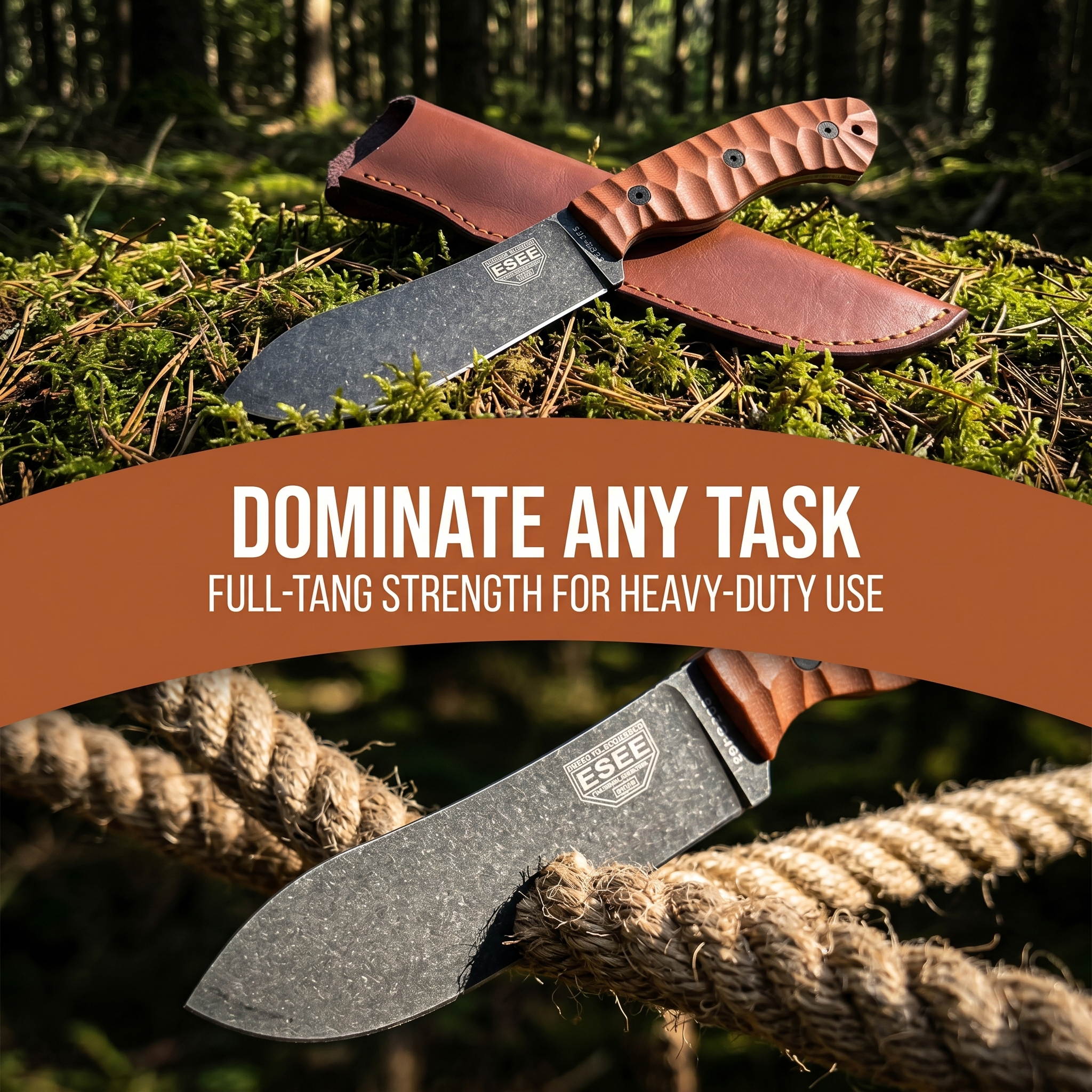 JG5 Fixed Blade with Sheath Ju - đánh giá và giá Bushcraft Knife Fixed