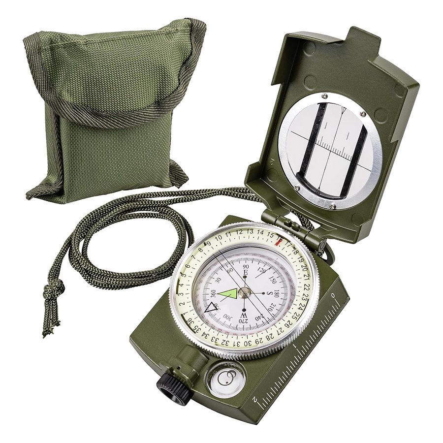 Tactical Survival Compass - Wa - đánh giá và giá Compass Lensatic