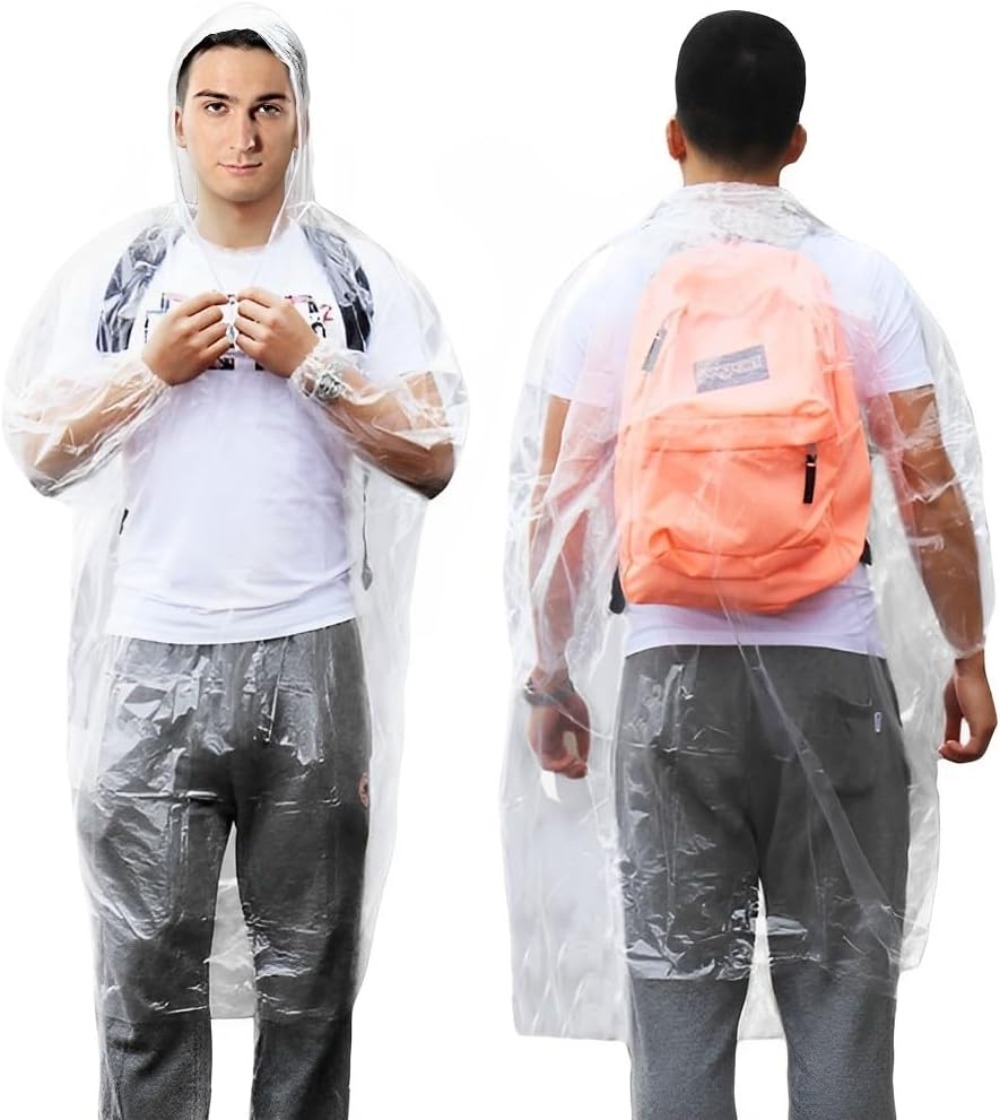 Clear Rain Ponchos for Adults  - đánh giá và giá Emergency Poncho Rain
