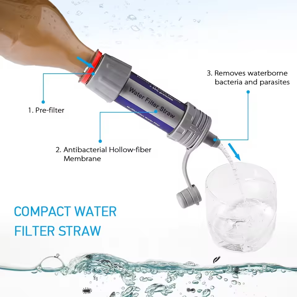 Outdoor Water Filter Straw Cam - đánh giá và giá Water Purification Straw