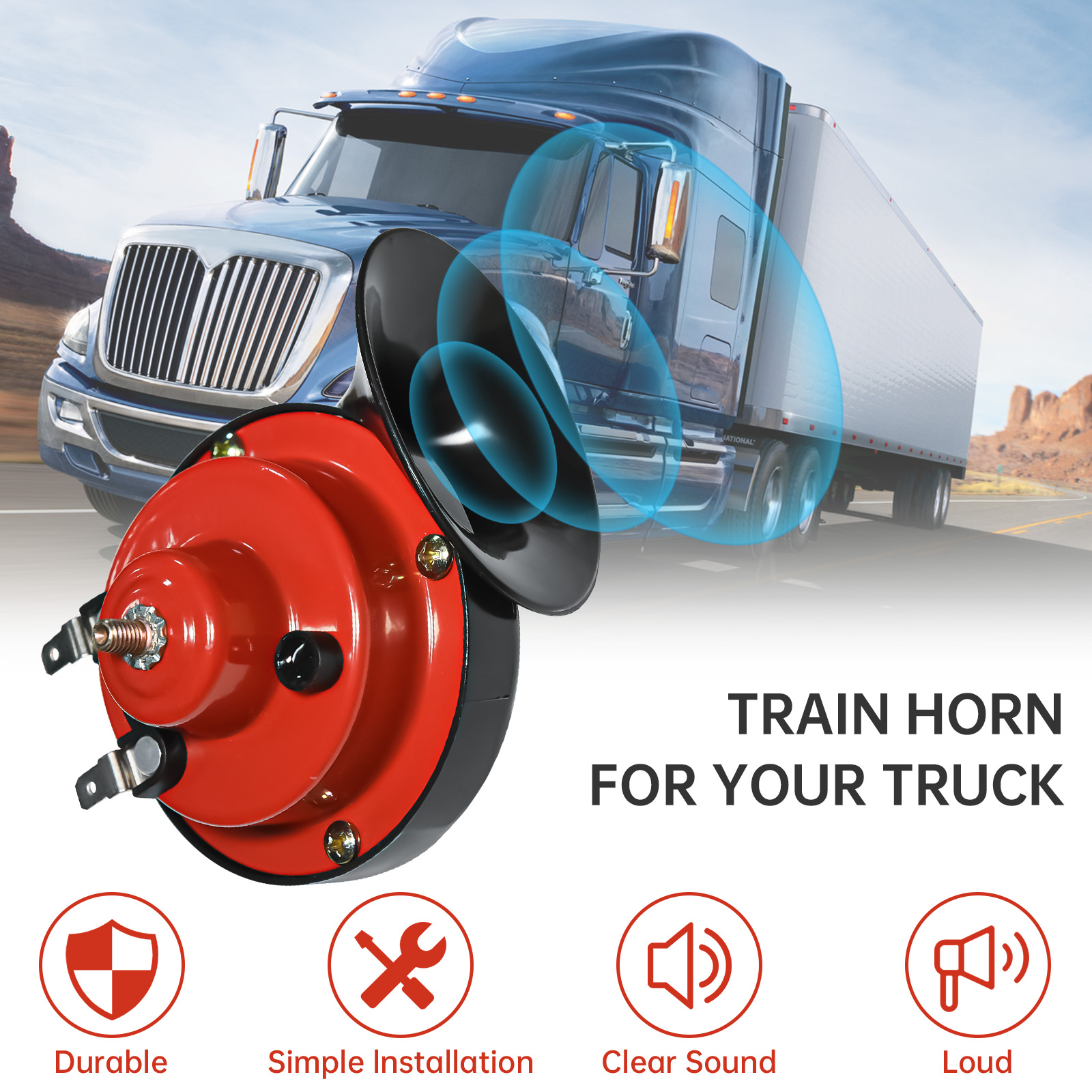 12V Super Loud Train Horns 300 - đánh giá và giá Emergency Whistle Loud
