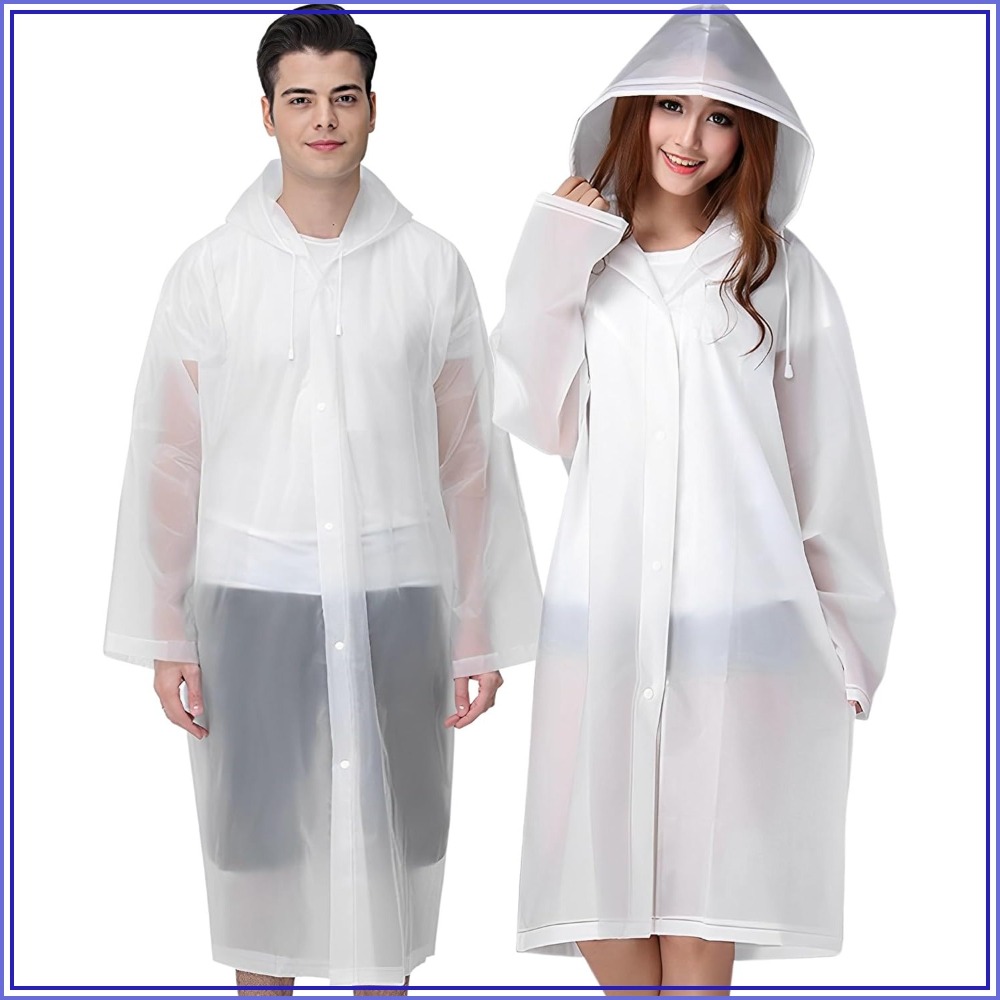 Reusable Rain Ponchos for Adul - đánh giá và giá Emergency Poncho Rain