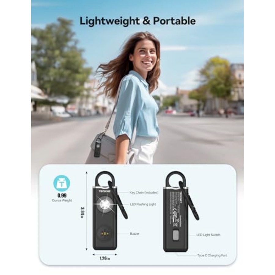Rechargeable Personal Safety A - đánh giá và giá Sos Light Strobe