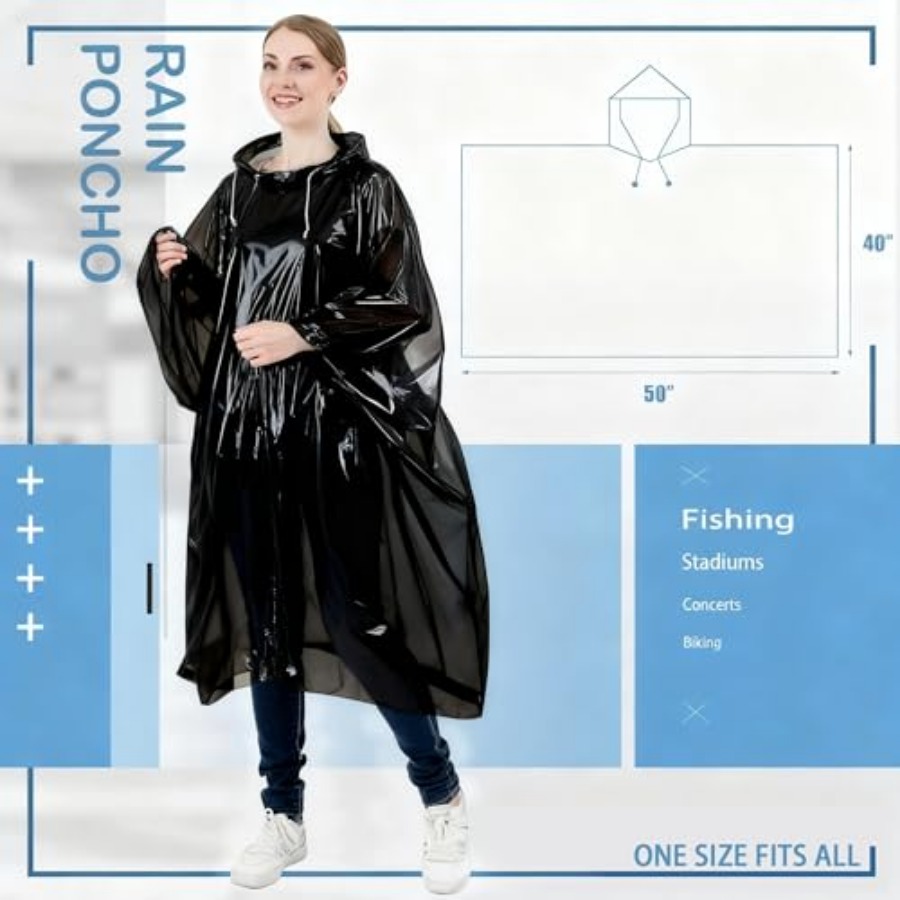 Disposable Rain Ponchos for /A - đánh giá và giá Emergency Poncho Rain