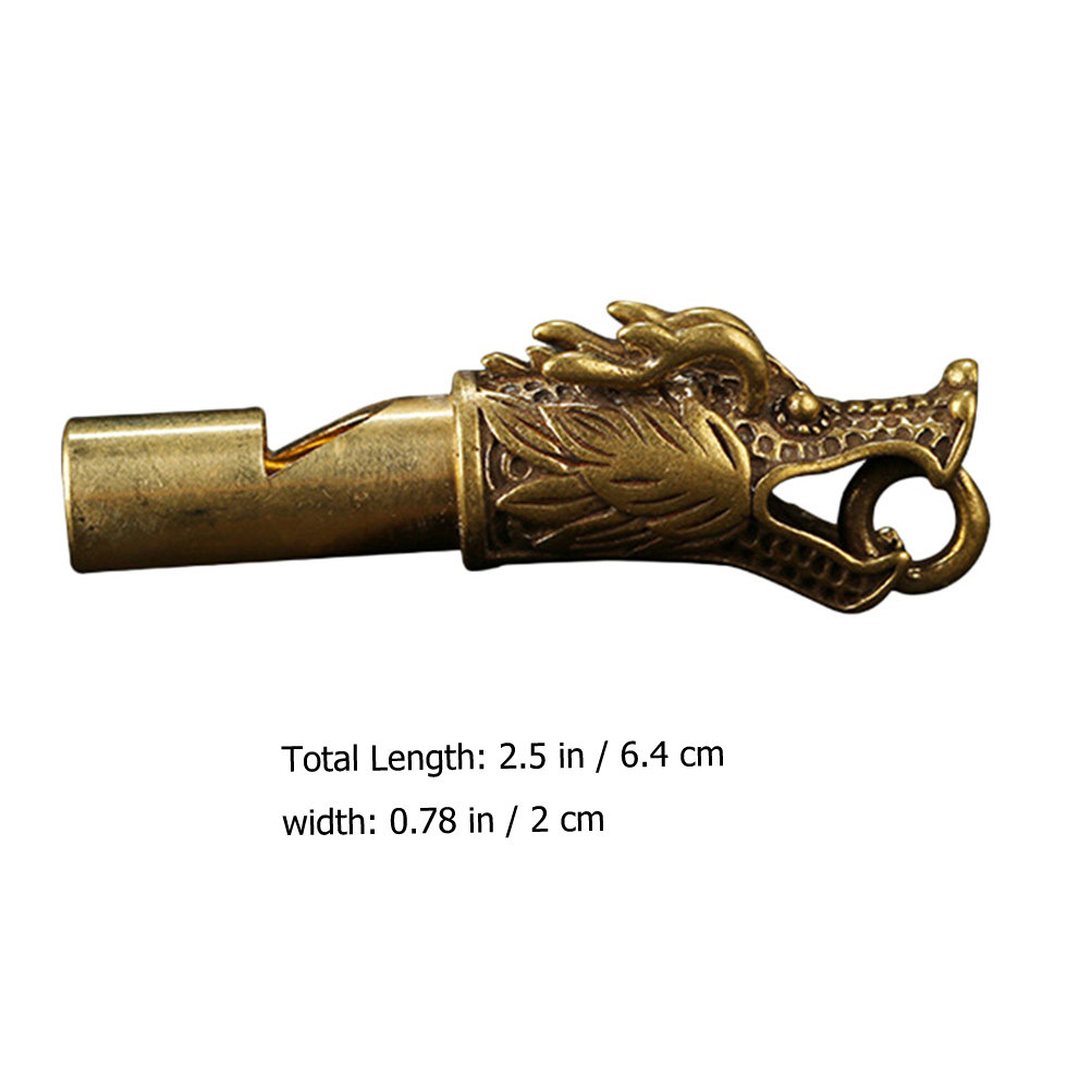 Copper Whistle Keychain Exquis - đánh giá và giá Emergency Whistle Loud