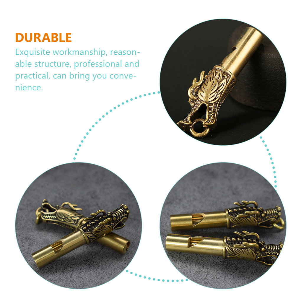 Copper Whistle Keychain Exquis - đánh giá và giá Emergency Whistle Loud