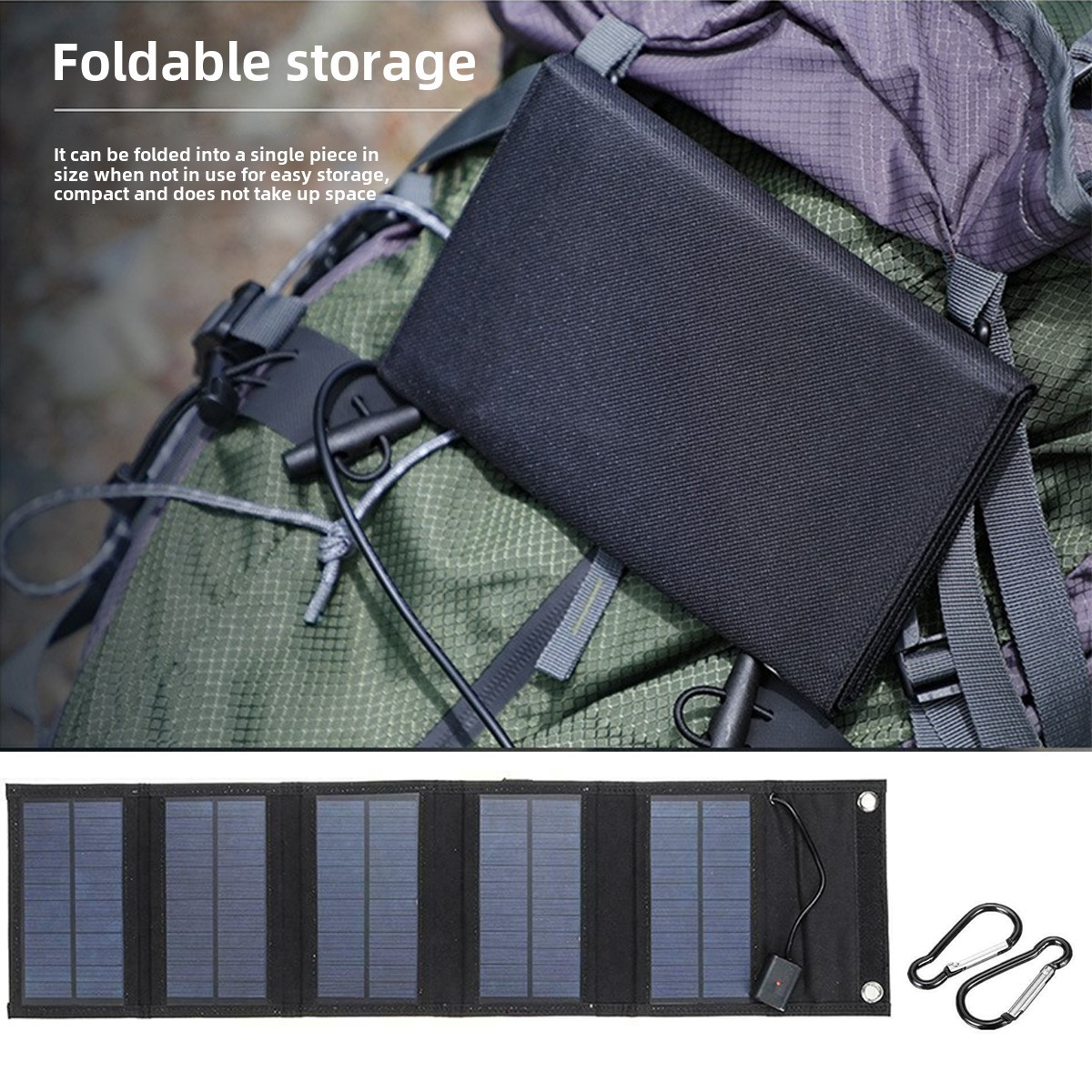 Backpack Carry Portable Foldab - đánh giá và giá Solar Emergency Charger