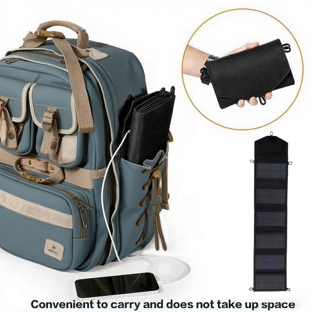Backpack Carry Portable Foldab - đánh giá và giá Solar Emergency Charger