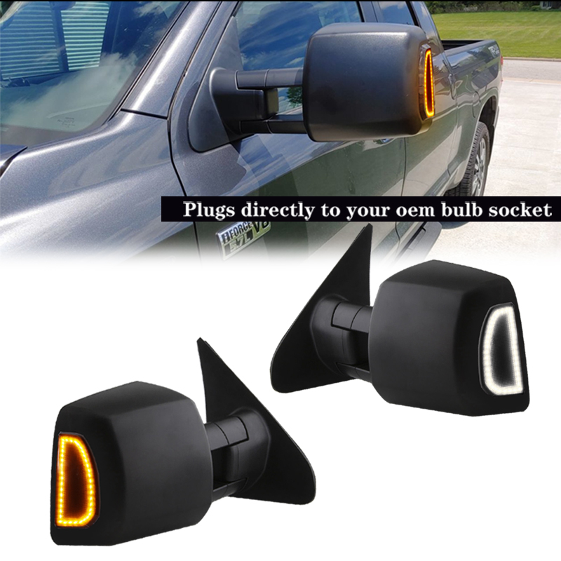 2pcs Switchback LED Side Mirro - đánh giá và giá Signal Panel Orange