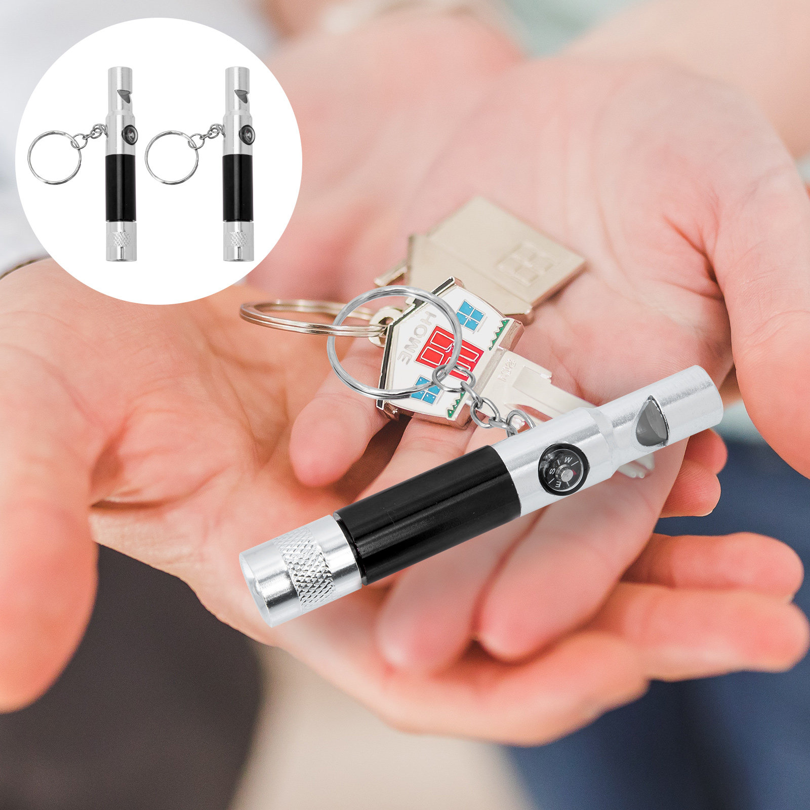 2Pcs Multifunctional Survival  - đánh giá và giá Emergency Whistle Loud