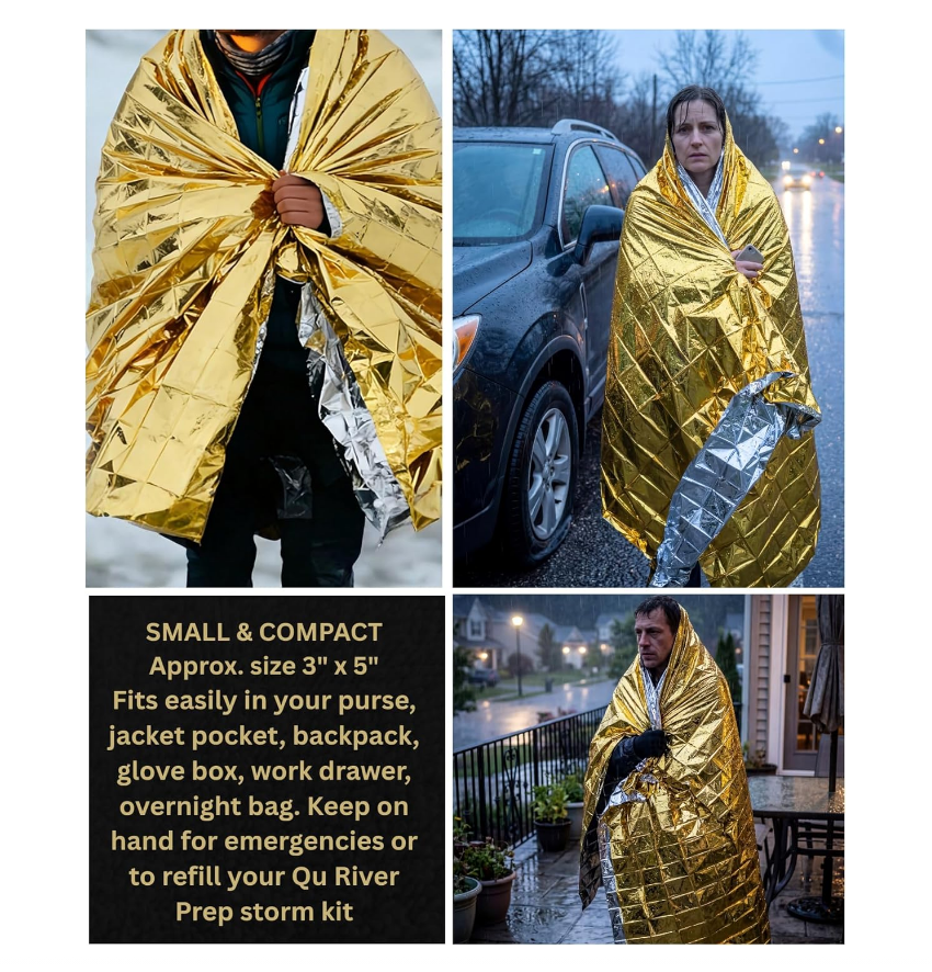 4 Pack Gold Silver Mylar Emerg - đánh giá và giá Emergency Mylar Tent