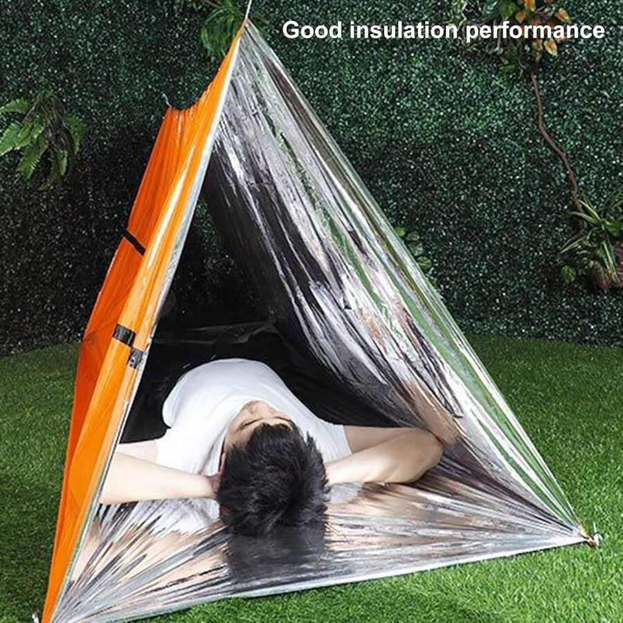 Portable Emergency Pyramid Ten - đánh giá và giá Survival Blanket Reflective
