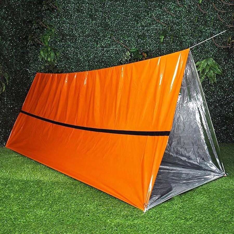 Portable Emergency Pyramid Ten - đánh giá và giá Survival Blanket Reflective
