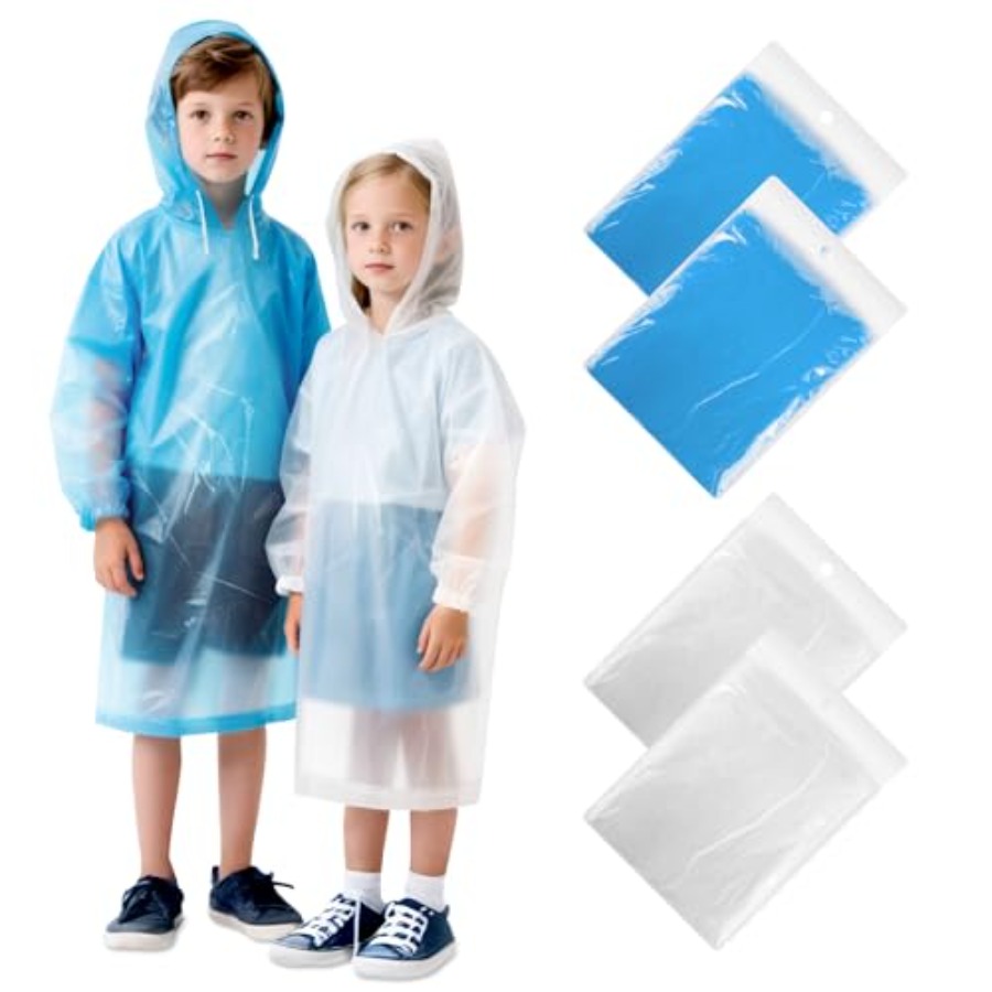 GAOHUI 4/6 Pack Disposable Rai - đánh giá và giá Emergency Poncho Rain