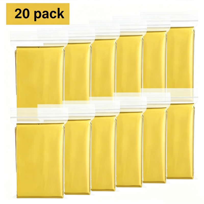 Wholesale 20 Pack Giant 83x63  - đánh giá và giá Survival Blanket Reflective