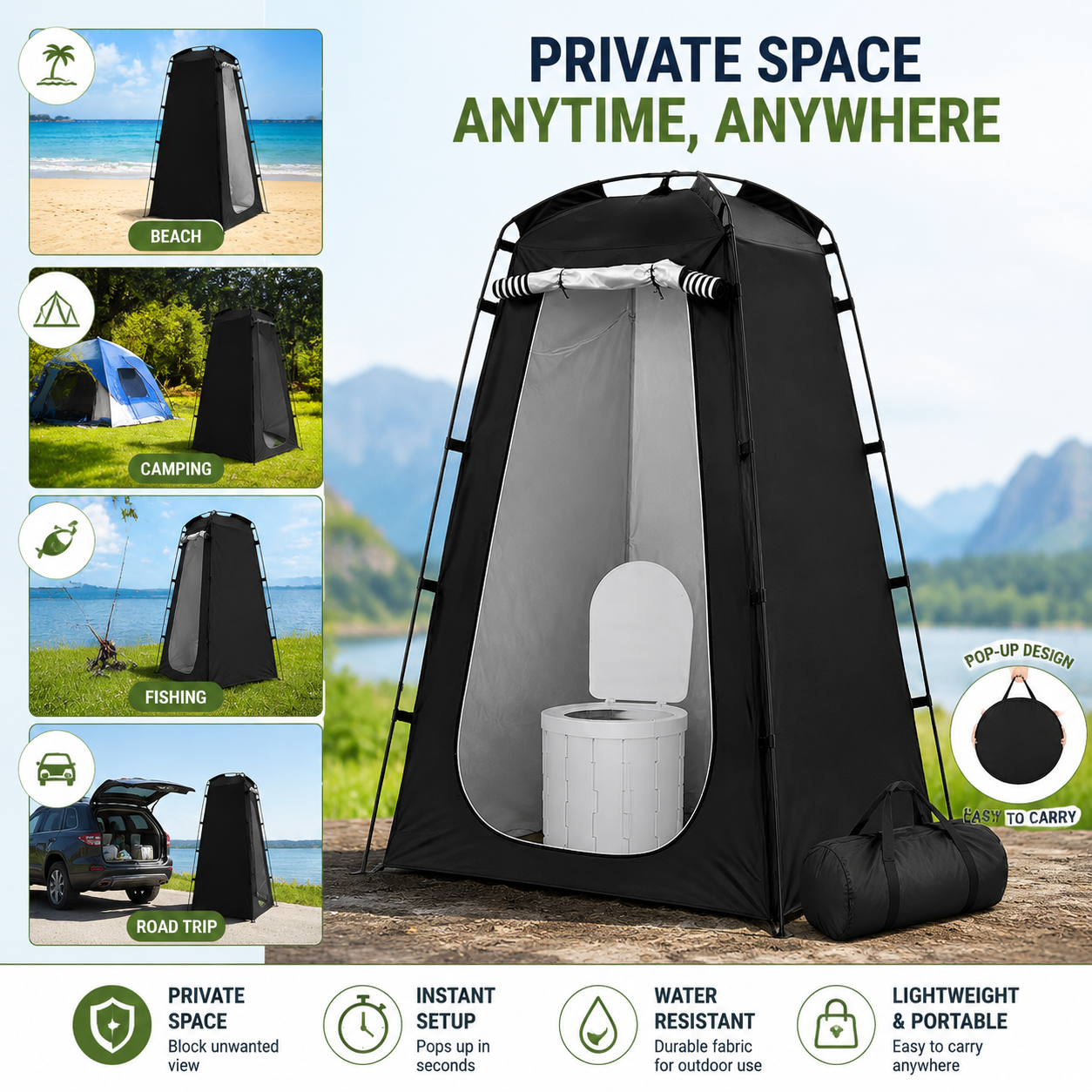 Pop-Up Portable Tent With Fold - đánh giá và giá Emergency Mylar Tent