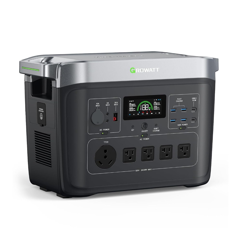 Portable Power Station with 20 - đánh giá và giá Solar Emergency Charger
