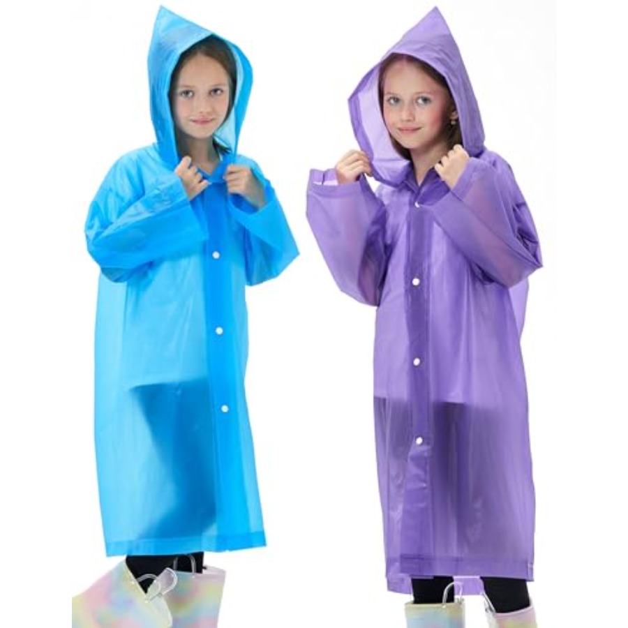 2 Pack Reusable Waterproof Rai - đánh giá và giá Emergency Poncho Rain