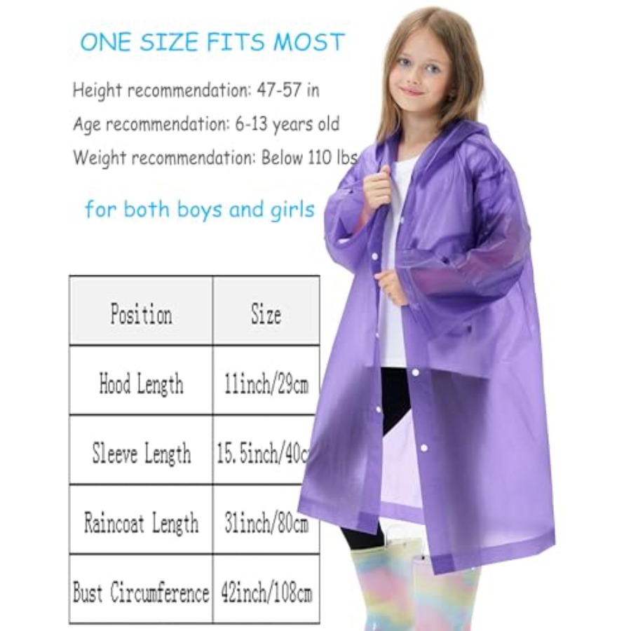 2 Pack Reusable Waterproof Rai - đánh giá và giá Emergency Poncho Rain