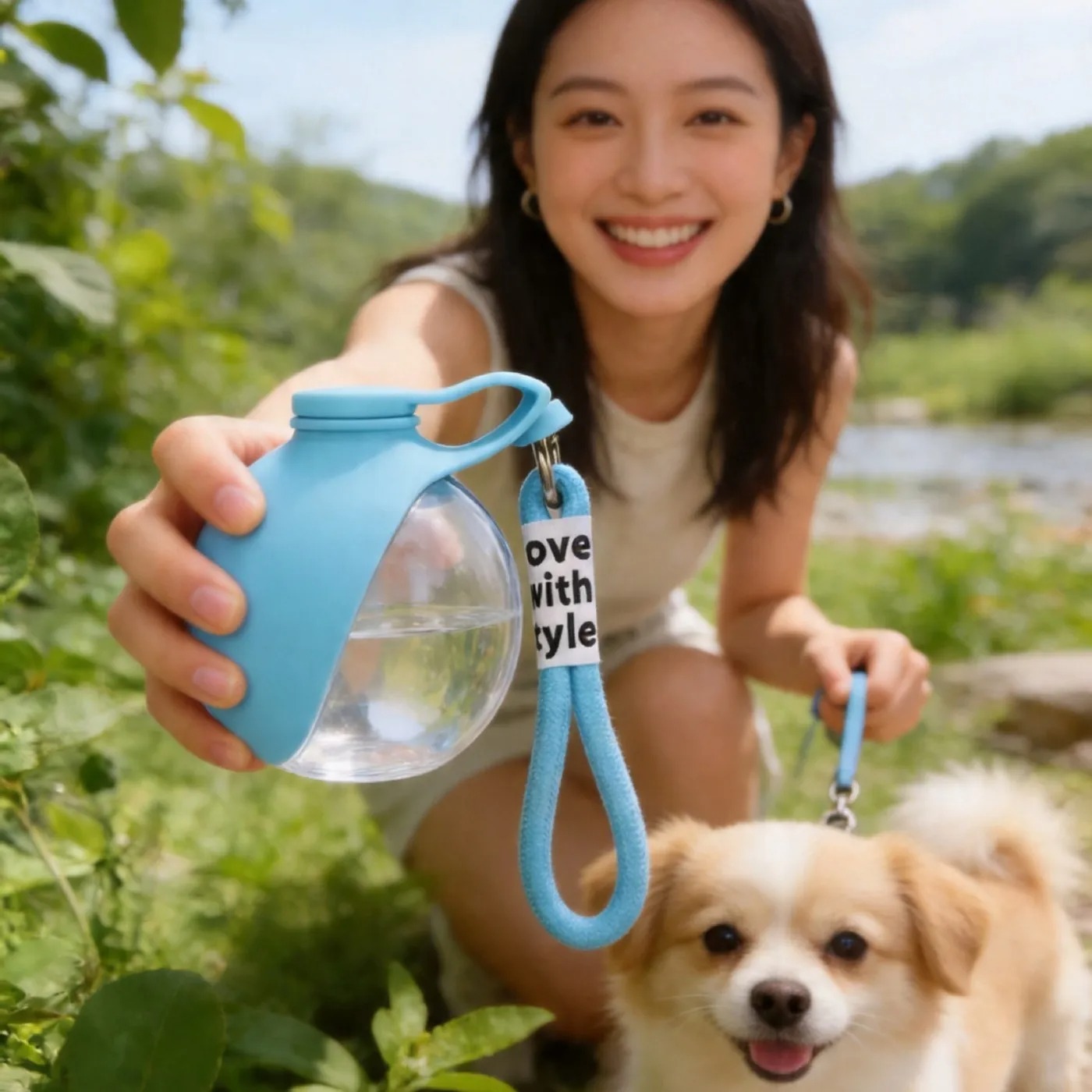Portable 2-in-1 water bottle f - đánh giá và giá Water Bag Collapsible