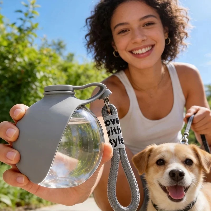 Portable 2-in-1 water bottle f - đánh giá và giá Water Bag Collapsible