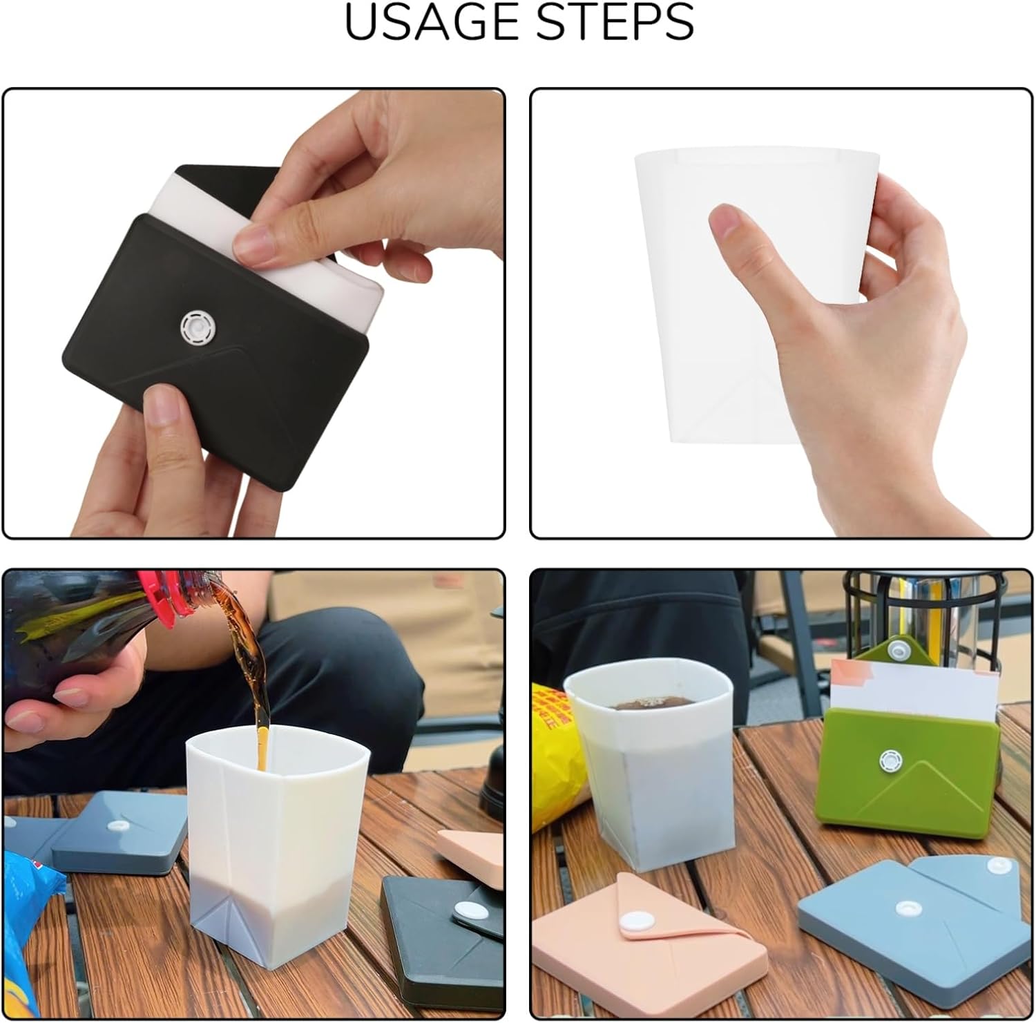 Silicone Collapsible Travel Cu - đánh giá và giá Water Bag Collapsible