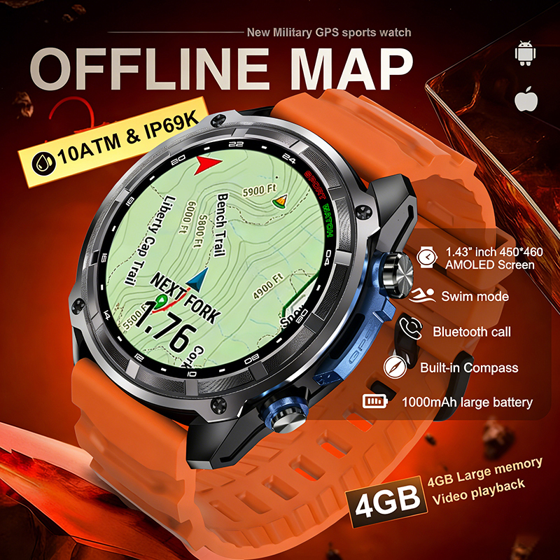 2026 Military GPS Smartwatch O - đánh giá và giá Compass Lensatic