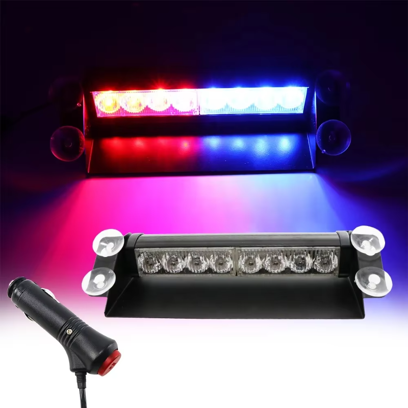 8 LED Universal Car Strobe Lig - đánh giá và giá Sos Light Strobe